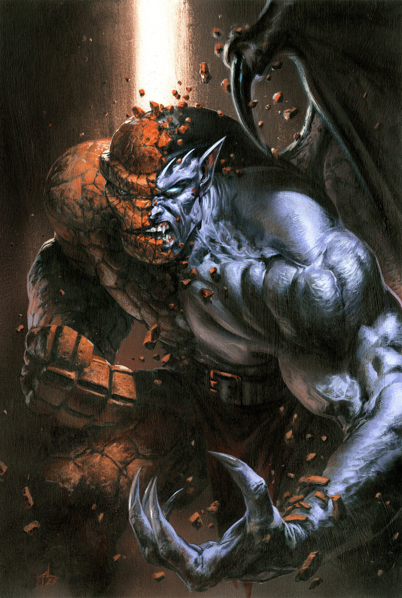 FANTASTIC FOUR/GARGOYLES #1 GABRIELE DELL'OTTO VIRGIN VARIANT