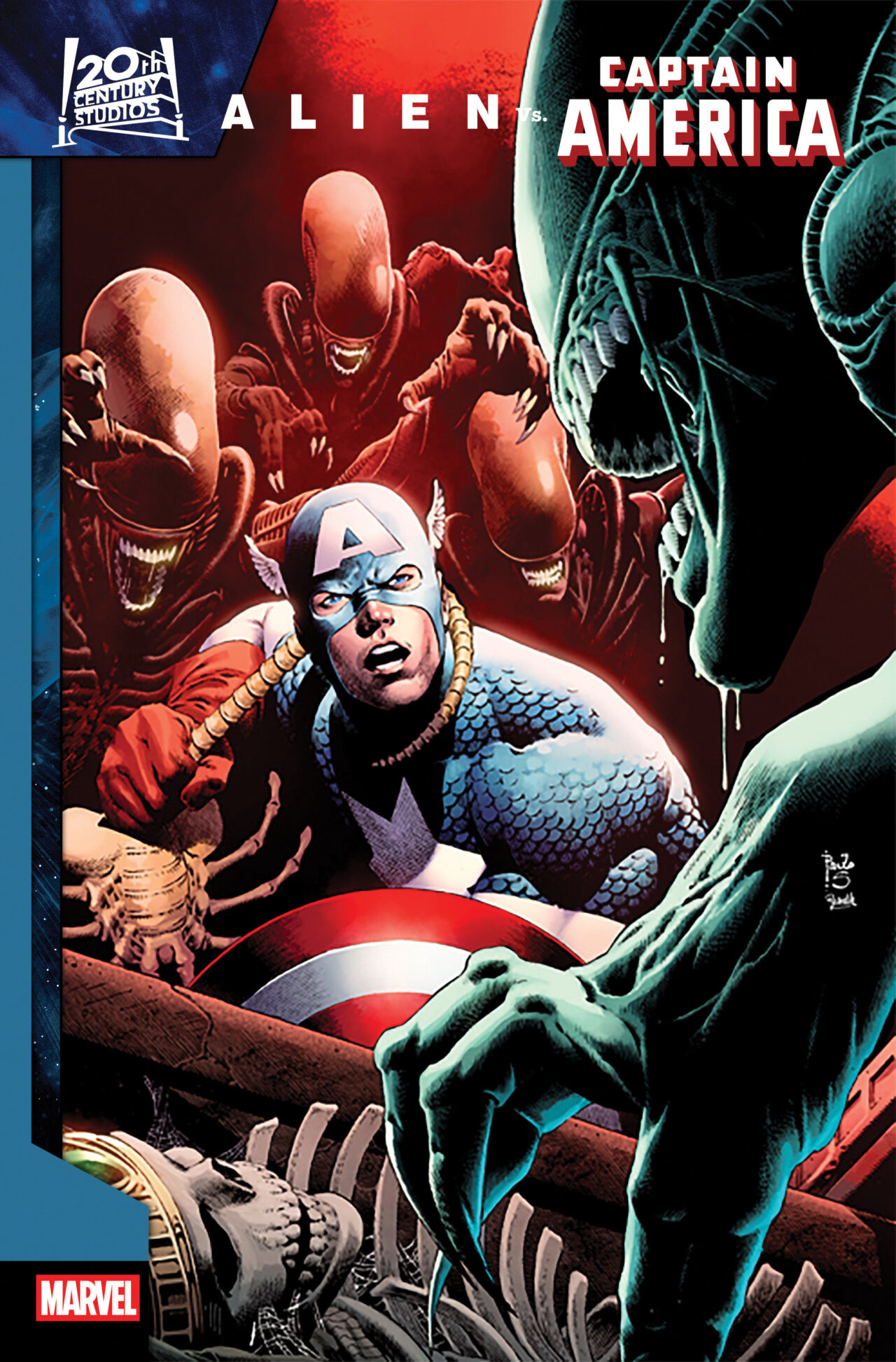 ALIEN VS. CAPTAIN AMERICA #1 TBD ARTIST VARIANT [1:25]