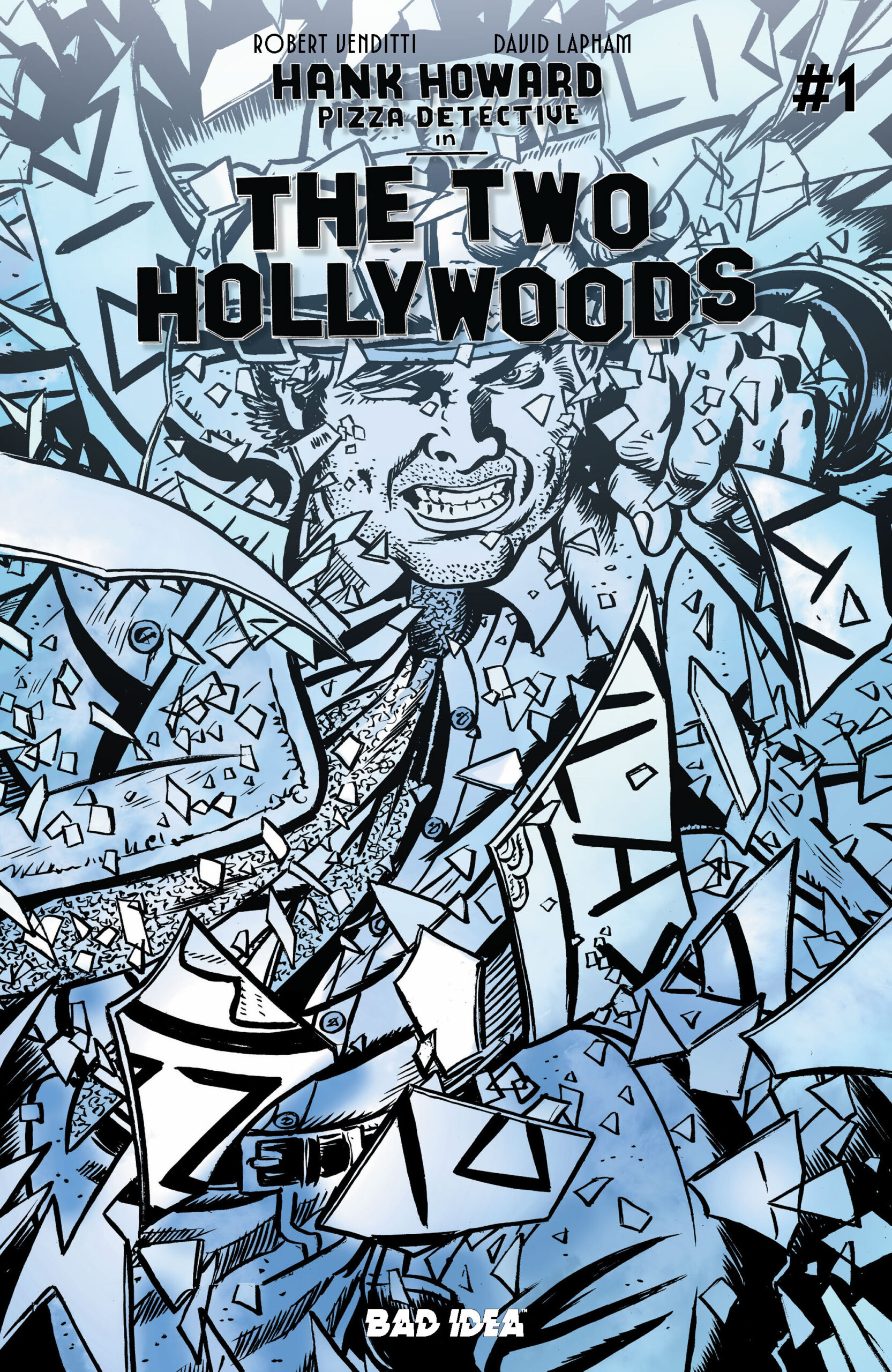 HANK HOWARD PIZZA DETECTIVE #1 (OF 2) THE TWO HOLLYWOODS CVR B DAVID LAPHAM VAR