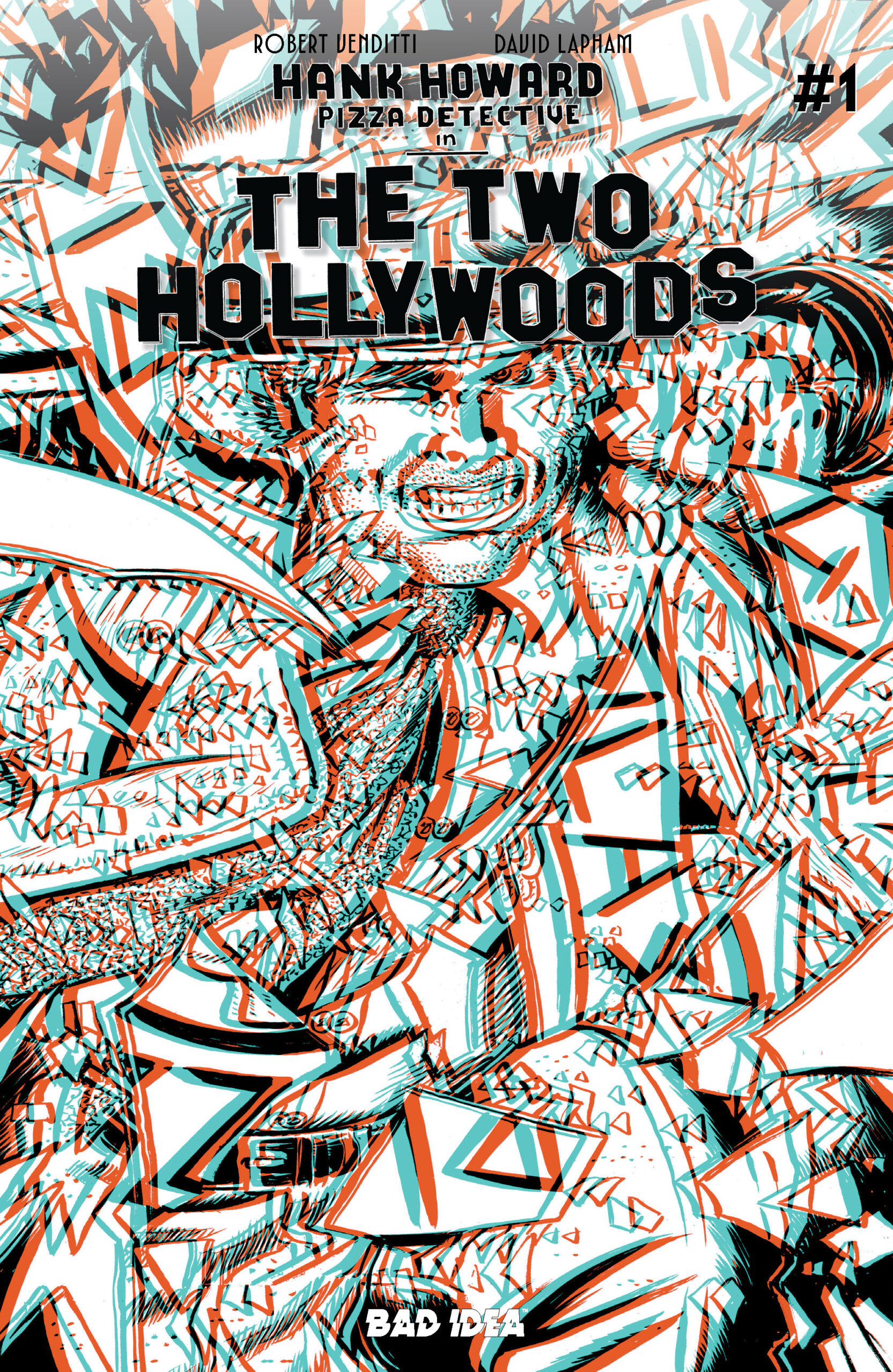 HANK HOWARD PIZZA DETECTIVE #1 (OF 2) THE TWO HOLLYWOODS CVR E 1:50 INC DAVID LAPHAM INC VAR