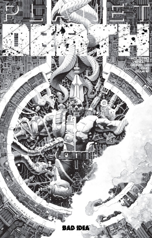 PLANET DEATH PLANET SIZED EDITION #1  CVR B B&W TOMAS GIORELLO VAR