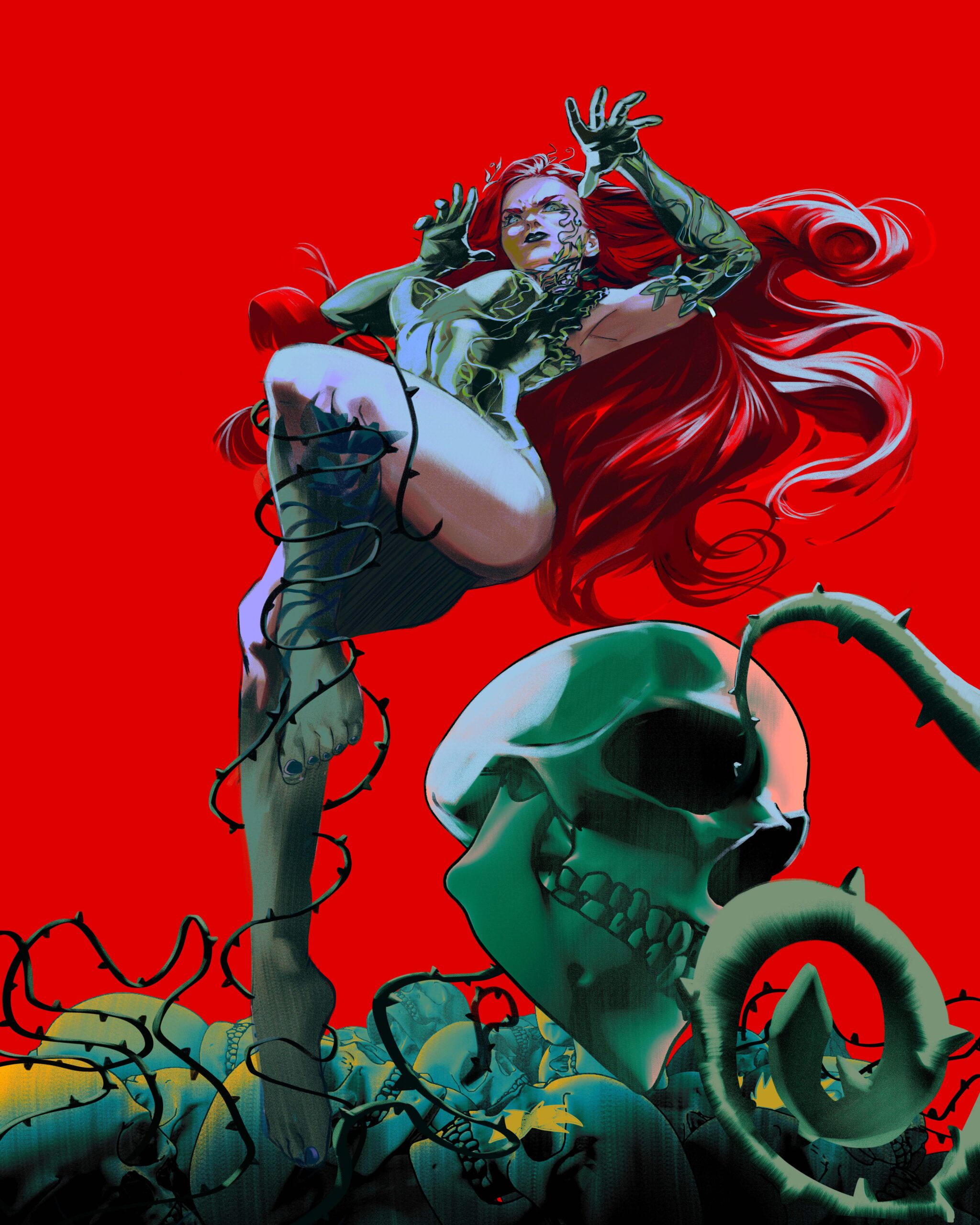 POISON IVY #40 CVR E DIBERKATO CARD STOCK VAR