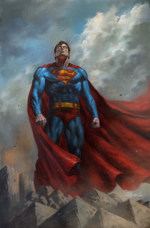 ADVENTURES OF SUPERMAN BOOK OF EL #5 (OF 12) CVR C LUCIO PARRILLO CARD STOCK VAR