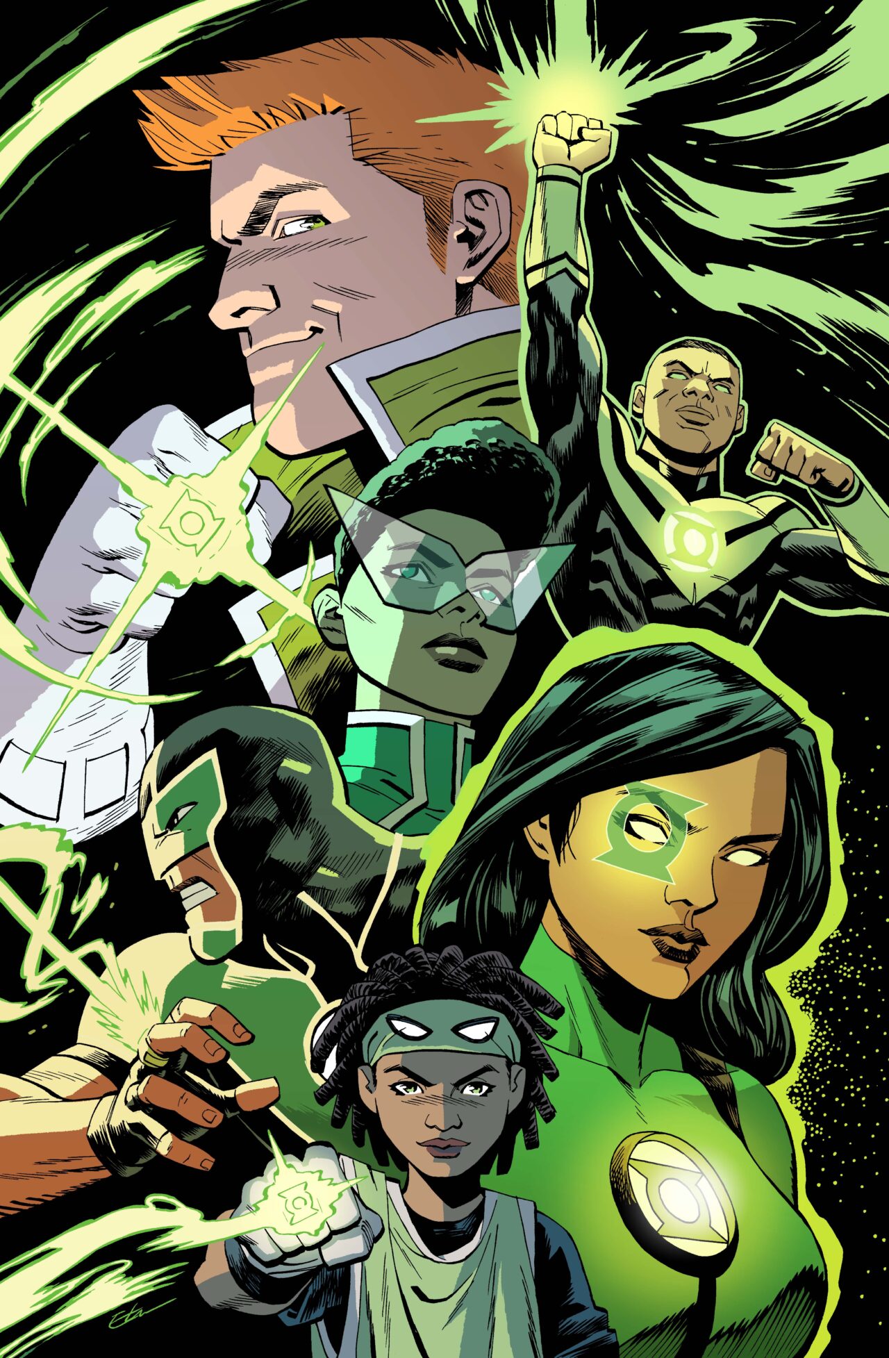 GREEN LANTERN CORPS #12 CVR D ETHAN YOUNG CARD STOCK VAR