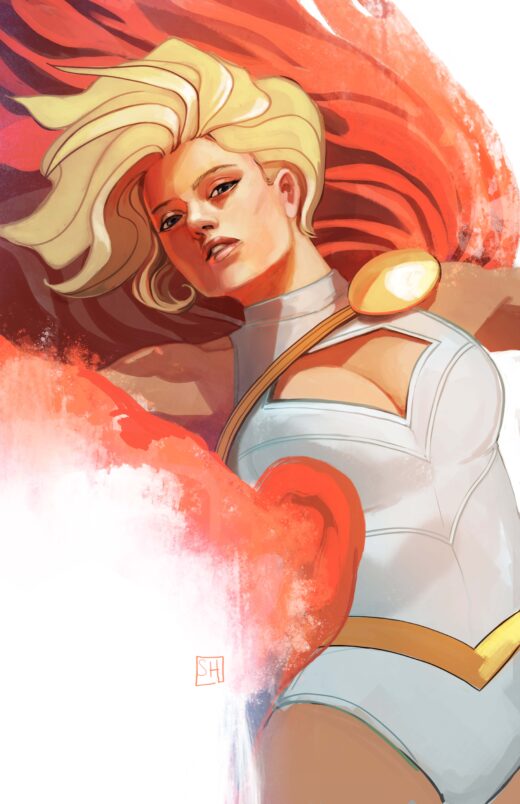 JUSTICE LEAGUE RED #6 (OF 6) CVR B STEPHANIE HANS CARD STOCK VAR