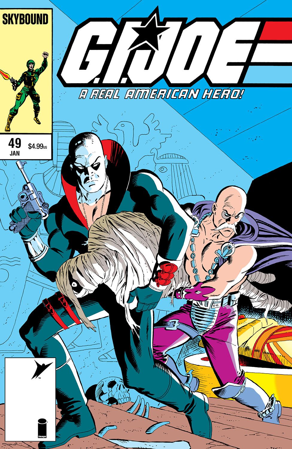 GI JOE A REAL AMERICAN HERO #49 HAMA FILES EDITION CVR C MIKE ZECK FOIL VAR