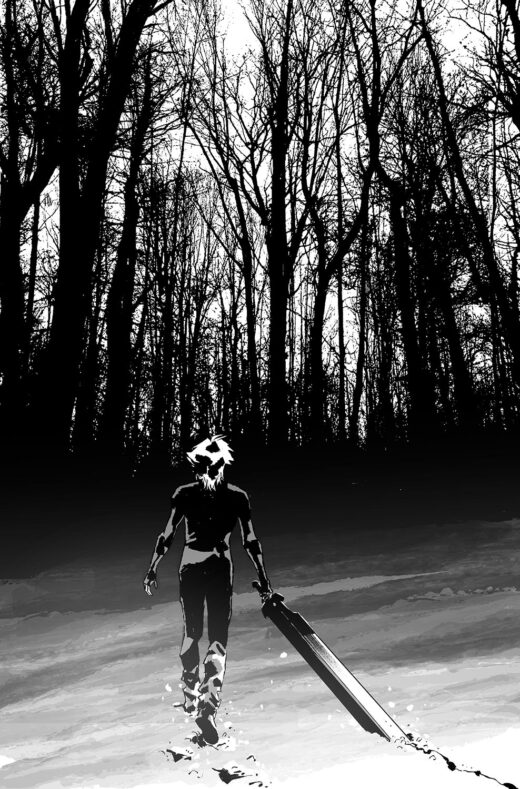 LOST FANTASY #7 CVR C INC 1:15 LUCA CASALANGUIDA B&W VIRGIN VAR