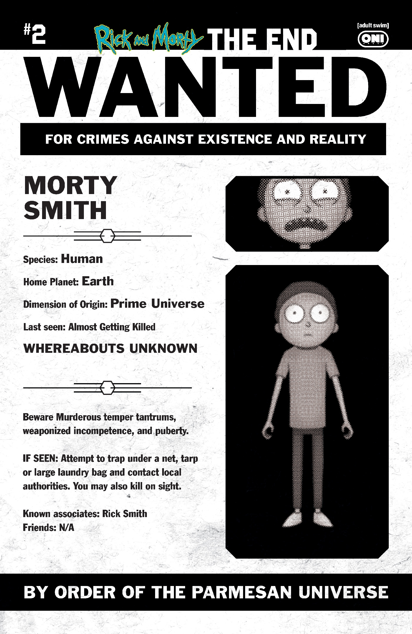 RICK AND MORTY THE END #2 (OF 6) CVR C INC 1:10 PHIL MURPHY MOST WANTED VAR