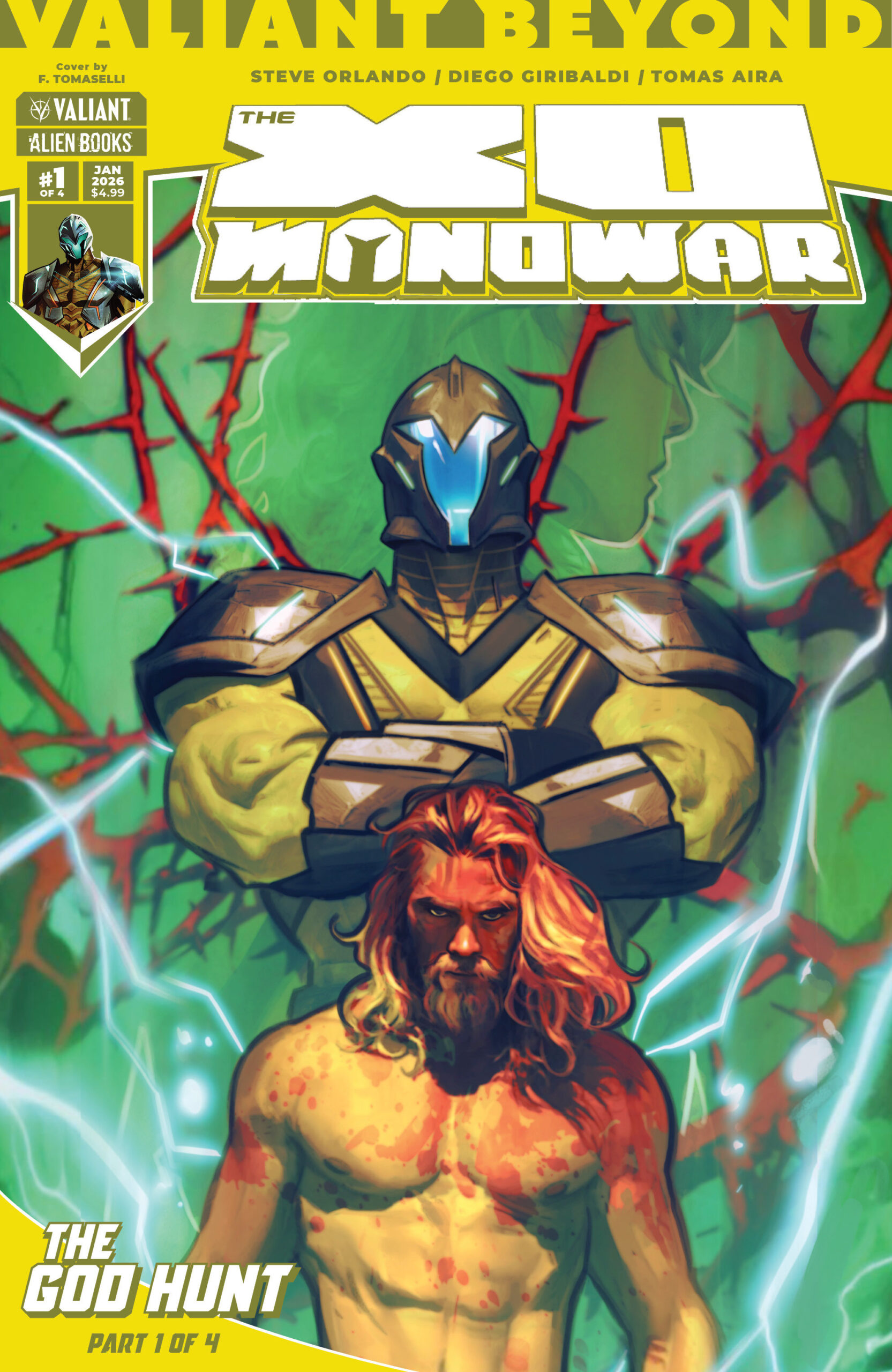 Valiant Beyond: The X-O Manowar #5--The God Hunt #1 Cover A (Tomaselli)