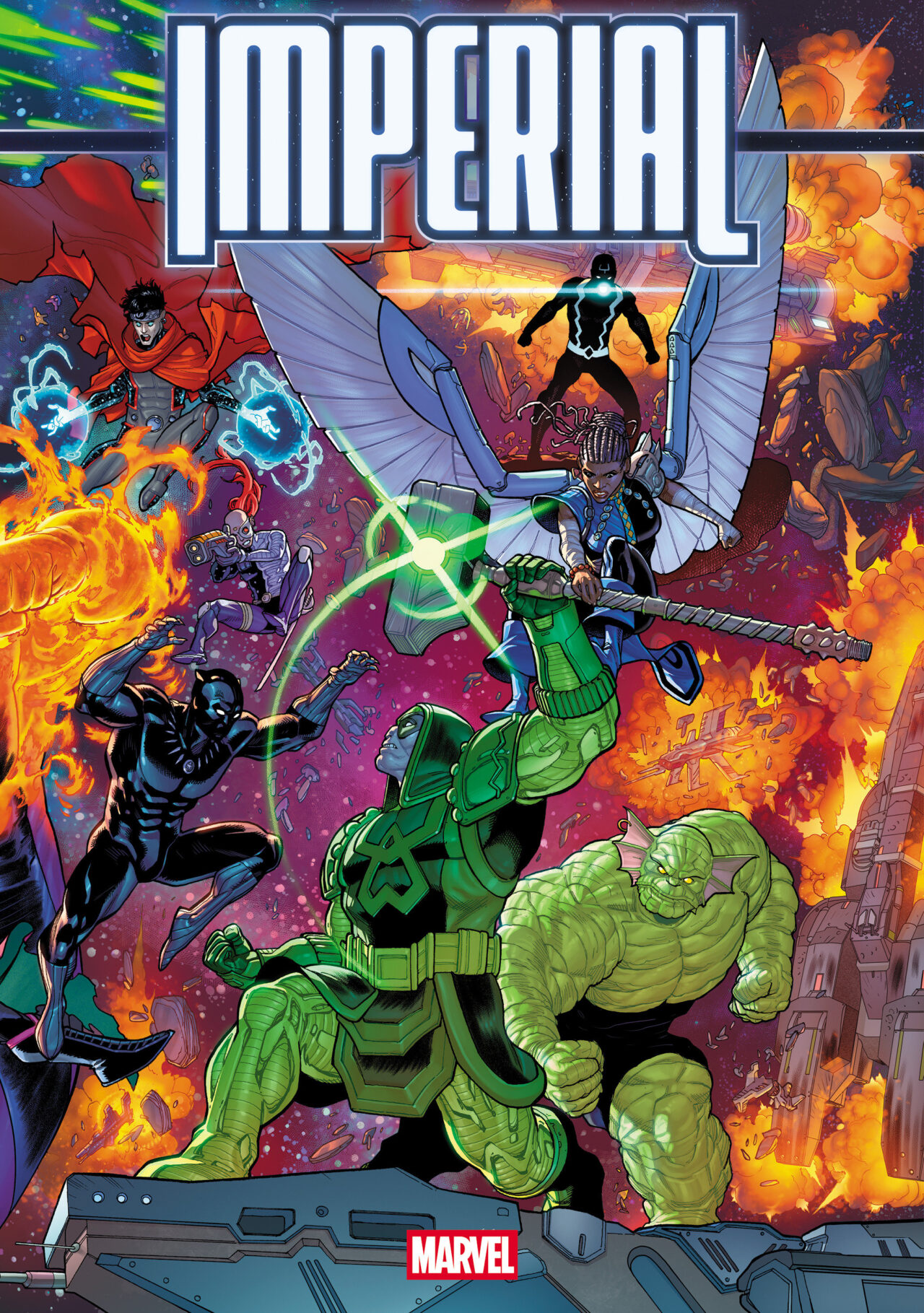 IMPERIAL #4 JAVIER GARRON 4-PART CONNECTING VARIANT