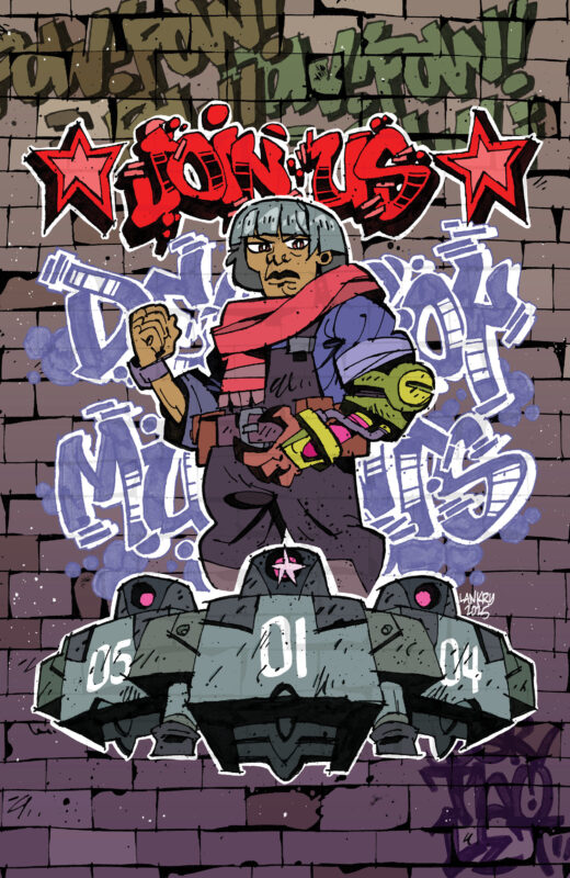 Tales of the Teenage Mutant Ninja Turtles #3 Variant RI (25) (Lankry Mural Full Art)